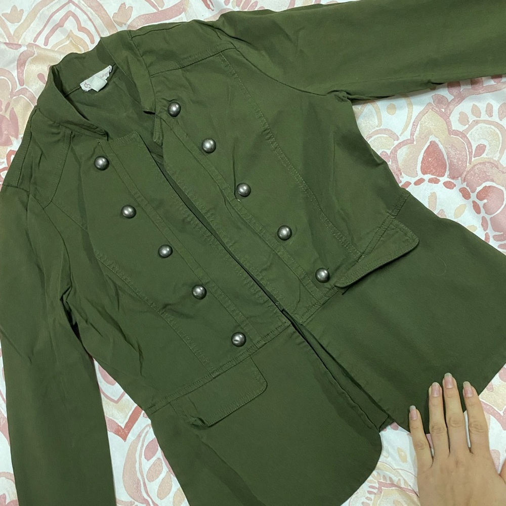 A green cute blazer  jacket